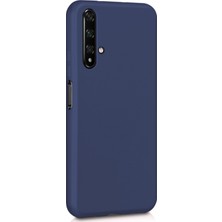 Microsonic Huawei Honor 20 Mat Silikon Kılıf - Lacivert