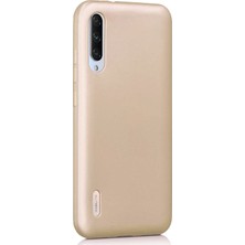 Microsonic Xiaomi Mi 9 Lite Mat Silikon Kılıf - Gold