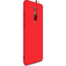 Microsonic Xiaomi Mi 9T Kılıf Double Dip 360 Protective - Kırmızı