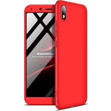 Microsonic Xiaomi Redmi 7A Kılıf Double Dip 360 Protective - Kırmızı