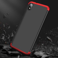 Microsonic Xiaomi Redmi 7A Kılıf Double Dip 360 Protective - Kırmızı