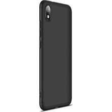 Microsonic Xiaomi Redmi 7A Kılıf Double Dip 360 Protective - Siyah