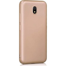 Microsonic Xiaomi Redmi 8A Mat Silikon Kılıf - Gold