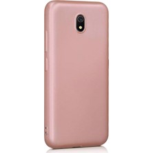 Microsonic Xiaomi Redmi 8A Mat Silikon Kılıf - Rose Gold