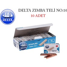 Delta Zımba Teli No: 10 1 Paket 10.000 Zımba Teli