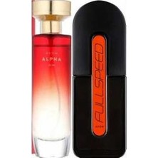Avon Alpha 50 ml  Kadın Edp+Avon Fullspeed 75 ml Erkek Edt