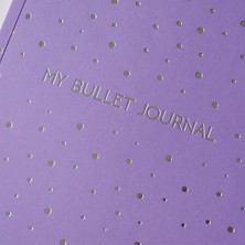 Pulp Bullet Journal Purple Noktalı Defter (A5)