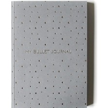 Pulp Bullet Journal Grey Noktalı Defter (A5)