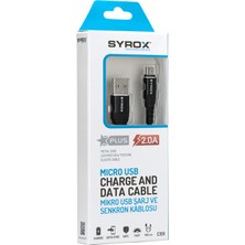 Syrox SYX-C89 Samsung 2 Mah Micro USB Kablo