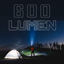 Black&Decker Lionledbe 600 Lümen Li-İon Şarjlı Led El Feneri/Projektör
