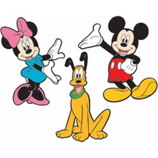 York RoomMates RMK2379FLT Mickey Mouse, Minnie Mouse ve Pluto Duvar Sticker