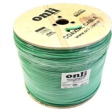 Antenci Onli RG6U6 Yeşil Anten Kablosu 64TEL 500 mt