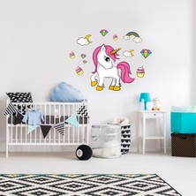 Artikel Boynuzlu At Duvar Sticker 50 x 70 cm