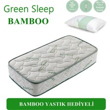 Heyner Green Sleep Bamboo Kumaş  Orta Sert  Yaylı Yatak 90 x 190 cm