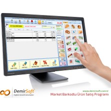 DemirSoft Barkodlu Market Satış Programı (Standart Orta Paket)