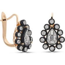 Lilarote Damla Elmas Küpe