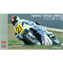 Hasegawa 21708 1/12 Yamaha YZR500 Motosiklet Maketi TECH21 1989