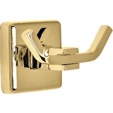 Çelik Banyo Kumru Çiftli Bornozluk Altın Renkli