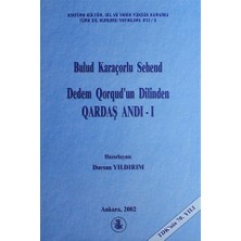 Dedem Qorqud’un Dilinden Qardaş Andı (2 Kitap Takım)