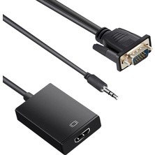 Boblov Vga to Hdmı çevirici vga audio - hdmı çevirici kablo