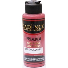 Cadence Premium Akrilik Boya 6263 Gül Kurusu Yarı Mat 120 ml Kolay Kullanım Özelliği ile