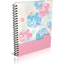 Alfa 10 x 15 cm 100/4 (Planner) Spiralli Sıvama Sert Kapak Defter