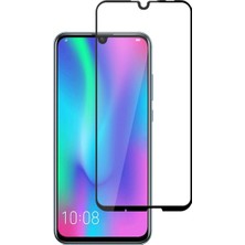 Tekno Grup Huawei P Smart 2019 Tam Kaplayan Şeffaf Silikon Kılıf + 5D Cam Ekran Koruyucu - Şeffaf