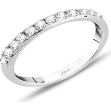 Lilarote 0.39 Ct Yarım Tur Pırlanta Yüzük
