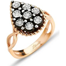 Lilarote Damla Model Elmas Yüzük