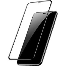 Zore Apple iPhone 11 Pro Max 10D Tam Kaplayan Curved Temperli Ekran Koruyucu Siyah