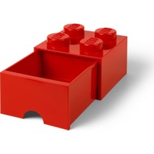 LEGO Storage 5005402 2x2 Parlak Kırmızı Çekmeceli Saklama Kabı
