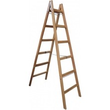 Buse Ahşap 6+6 Basamaklı Merdiven 200 cm