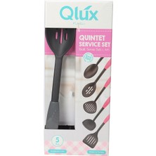 Qlux Tepal 5'li Servis Seti L-445 Gri