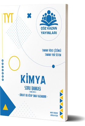 Çöz Kazan Yayınları TYT Kimya Yeni Nesil Soru Bankası