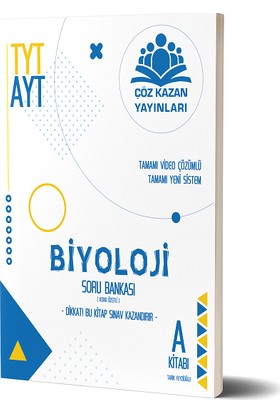 Çöz Kazan Yayınları TYT / AYT Biyoloji Soru Bankası