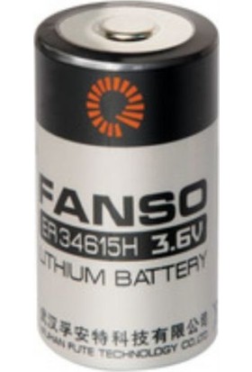 Fanso ER34615H 3.6V Lithium D Büyük Boy Pil