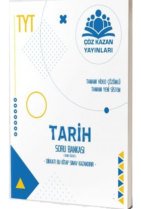 Çöz Kazan Yayınları Tarih Yeni Nesil Soru Bankası