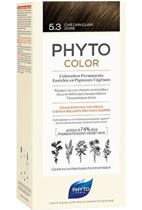 Phyto Phytocolor Bitkisel Saç Boyası 5.3 - Açık Kestane Dore
