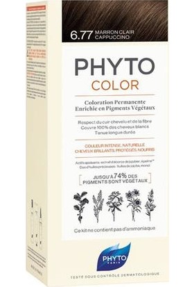 Phyto Phytocolor Bitkisel Saç Boyası 6.77 Cappuccino Kahve