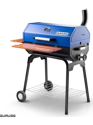 Guruss 75 cm Kömürlü Barbekü Mangal Gece Mavisi