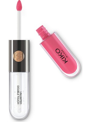Kiko Milano Ruj-Unlımıted Double Touch-111 Satin Pink Camellia-Uzun Süre Kalıcı Parlak / Mat Likit Lipstick