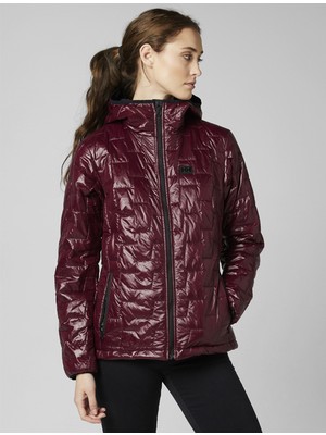Helly Hansen Hh W Lıfaloft Hooded Insulator Ja HHA.65626 HHA.662 Helly Hansen Kadın Mont Bordo Xs