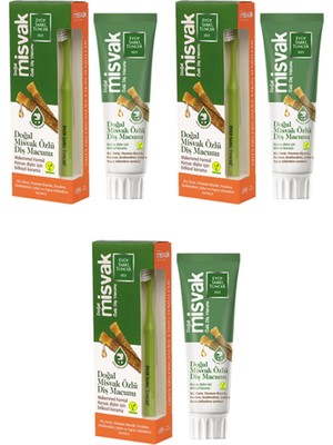 Eyüp Sabri Tuncer Misvak Diş Macunu 75 ml 3'lü