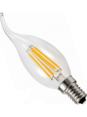 Osaka Light Fled 015 4W E14 LED Flamanlı Kıvrık LED Ampul Günışığı