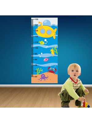 Kt Decoration Denizaltı ve Deniz Hayvanları Boy Ölçer Gelişim Tablosu