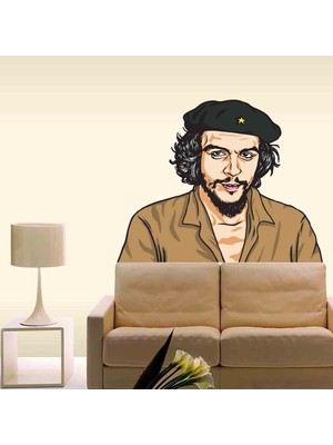 Kt Decoration Che Guevara Portre Duvar Sticker