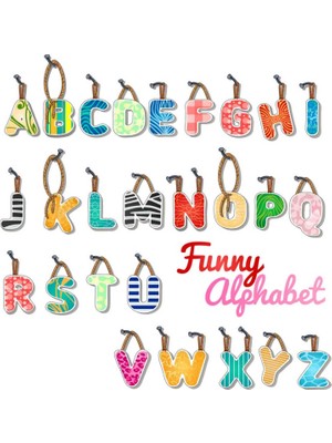 Kt Decoration Ingilizce Alfabe Eğitici Duvar Sticker