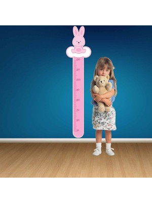 Kt Decoration Pembe Sevimli Tavşan Kız Odası Duvar Sticker