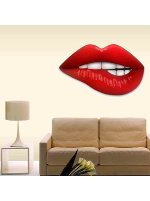Kt Decoration Lip Modern Duvar Sticker
