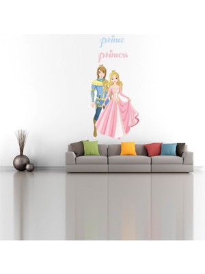 Kt Decoration Prens ve Prenses Çocuk Odası Duvar Sticker